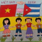 vẽ tranh Việt Nam Cuba
